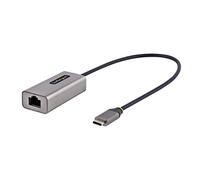 StarTech Adaptateur USB-C vers Ethernet US1GC30B2 – Gigabit 10/100/1000 Mbps, USB 3.0, câble 30 cm