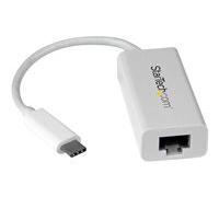 StarTech.com Adaptateur USB C vers Gigabit Ethernet - Blanc - Adaptateur Réseau LAN USB 3.0 vers RJ45 - USB Type C vers Ethernet