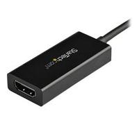 StarTech.com Adaptateur USB Type-C vers HDMI 4K 60 Hz avec HDR - Compatible Thunderbolt 3 - DP 1.4 - HDMI 2.0b (CDP2HD4K60H) - Adaptateur vidéo externe - MegaChips MCDP2900 - USB-C - HDMI - noir - pou