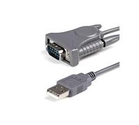 StarTech.com Adaptateur USB vers RS232 DB9/DB25 (ICUSB232DB25) - Câble 0.9m, Support Windows, macOS, Linux - Connecteurs USB-A mâle/DB9 mâle