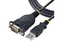 StarTech.com 3ft (1m) USB to Serial Cable, DB9 Male RS232 to USB Converter, USB to Serial Adapter for PLC/Printer/Scanner/Network Switches, USB to COM Port Adapter - Prolific IC, Automatic Handshake, Windows/macOS (1P3FP-USB-SERIAL) - câble série - DB-9 p