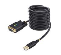 StarTech.com Adaptateur USB vers Série Null Modem de 3m, Vis/Écrous DB9 Intercha