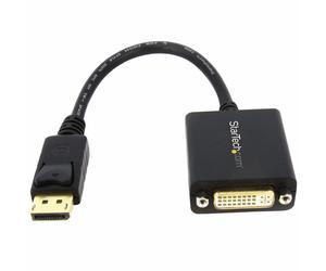 StarTech.com Adaptateur vidéo DisplayPort vers DVI - Convertisseur DP vers DVI-D - M/F - 1920x1200 / 1080p, 0,152 m, DisplayPort, DVI-I, Mâle, Femelle