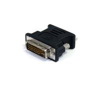 StarTech.com Adaptateur Vidéo DVI-I Mâle vers VGA Femelle - DVIVGAMFBK - Connecteurs Nickel, PVC Noir - 40x40x15mm - RoHS
