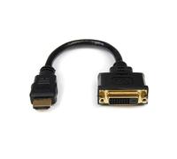 StarTech.com Adaptateur Vidéo HDMI Mâle vers DVI-D Femelle 20cm - Résolution 1920x1200, Contacts Or, Blindage Aluminium Mylar Foil