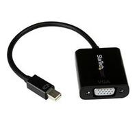 StarTech.com Adaptateur vidéo Mini DisplayPort 1.2 vers VGA - Convertisseur Mini DP vers HD15 - M/F - 1920 x 1200 - Noir - Adaptateur vidéo - Mini DisplayPort (M) pour HD-15 (VGA) (F) - Displayport 1.