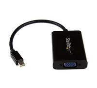 StarTech.com Adaptateur vidéo Mini DisplayPort vers VGA avec audio - M/F - 1920x1200 / 1080p - Noir