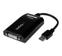 StarTech.com Adaptateur vidéo multi-écrans USB 3.0 vers DVI-I ou VGA - Carte graphique externe - Mâle / Femelle - 2048x1152 - Adaptateur USB/DVI - USB type A (M) pour DVI-I (F) - USB 3.0 - 15.2 cm - s