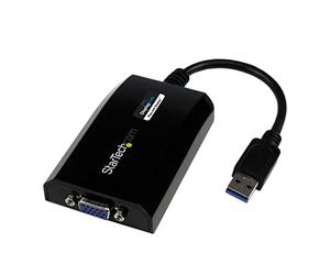 StarTech.com Adaptateur Vidéo Multi-Écrans USB 3.0 vers VGA pour Mac et PC - Carte Graphique Externe - 1920x1200 / 1080p (USB32VGAPRO)