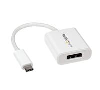 StarTech.com Adaptateur vidéo USB-C vers DisplayPort - M/F - 4K 60 Hz - Blanc