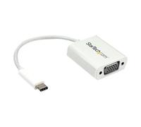 StarTech.com Adaptateur vidéo USB-C vers VGA - M/F - 1920x1200 / 1080p - Blanc