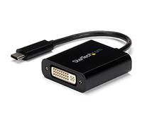StarTech.com Adaptateur USB-C vers DVI 1080p - Convertisseur USB Type-C / Thunderbolt 3 vers DVI-I - 1920 x 1200 - Noir