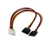 StarTech.com Câble d'Alimentation Adaptateur en Y Molex vers Double SATA - 30 cm