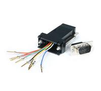 StarTech Adaptateur modulaire DB9 mâle vers RJ45 femelle GC98MF Noir