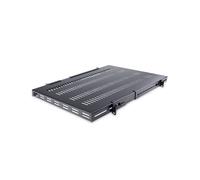 StarTech.com ADJSHELFHDV Étagère Rack 1U Réglable 49.5-97.4cm Profondeur, Acier 1.2mm, Ventilation Optimisée, Charge 150kg, Montage 19"