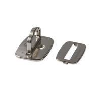 StarTech.com Ancrage de Sécurité Universel LTANCHORL - Acier Argent 47x67x31mm, Anneau Large 35x19mm, Vis et Adhésif Inclus, Certification REACH/CE/RoHS/TAA