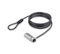 StarTech.com Antivol pour Ordinateur Portable Compatible K-Slot, Câble de Verrouillage de 1,5m, Sécurité Antivol pour PC Portable, Câble en Acier Résistant aux Coupures, Serrure à Combinaison
