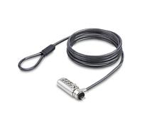 StarTech.com Antivol pour Ordinateur Portable Compatible Slot Noble Wedge ®, Câble de Verrouillage de 1,5m, Sécurité Antivol pour PC Portable, Câble en Acier Résistant aux Coupures, Combo Lock
