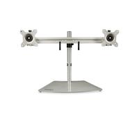 StarTech.com ARMDUOSS - Bras Double Écran PC 24" Aluminium/Acier - Fixation Bureau Autonome, VESA 75x75/100x100mm, Inclinaison +/-15°, Pivot 360°, 8kg Max