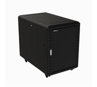 StarTech.com Armoire Rack Serveur 15U à 4 Montants, Armoire Verrouillable 19" pour Ordinateur/AV/Équipement IT, Rack Réseau pour Bureau/Domicile avec Roulettes et Rails de Montage Ajustables
