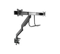 StarTech.com ARMSLIMDUAL2USB3 Double bras pour écran - 2 ports USB 3.0 - Support bureau robuste (2 moniteurs, hauteurs synchronisés)