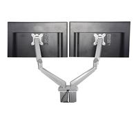 StarTech.com ARMSLIMDUOS Double bras pour écrans PC - 2x USB passthrough et 3,5 mm audio - Pour 2 moniteurs VESA de 38 cm à 81 cm kit de montage - bras réglable - pour 2 moniteurs - noir