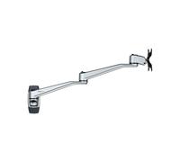 StarTech.com ARMWALLDSLP Support Mural Aluminium Orientable pour Écran 13"-30" VESA 75x75/100x100 (Max 14kg) - Extension 52cm, Inclinaison +/-90°, Rotation 360°