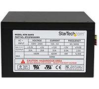 StarTech.com Bloc d'Alimentation 80 Plus 500W ATX12V 2.3 avec PFC (Correction du Facteur de Puissance) Active (ATX2PW500WH)