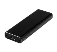 StarTech.com Boîtier Aluminium M.2 SSD vers USB 3.0 (5Gbps) avec UASP - Noir - M.2 NGFF SATA avec Clé B & Clé B+M - Boîtier Externe M.2 Portable - Non Compatible avec NVMe / AHCI