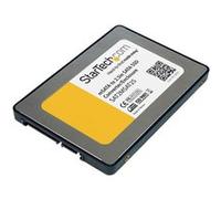 StarTech.com Boîtier convertisseur SSD SATA vers Mini SATA 2,5" - Adaptateur SSD SATA vers mSATA 2,5 po - Boitier externe - 2.5" - 1 Canal - SATA - argent - pour P/N: BRACKET125PT, BRACKET125PTP, BRAC