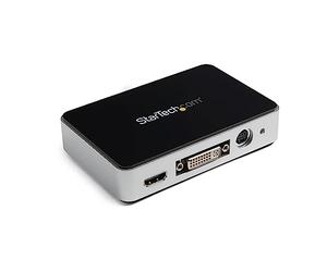 StarTech.com Boîtier d'acquisition vidéo HD USB 3.0 - Enregistreur vidéo HDMI / DVI / VGA / Composant - 1080p - 60fps (USB3HDCAP)