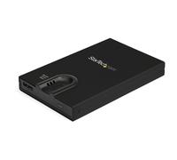 StarTech.com Boîtier de disque dur SATA de 2,5' crypté - Accès par empreinte digitale, Boîtier disque dur/SSD, 2.5', SATA, Série ATA II, Série ATA III