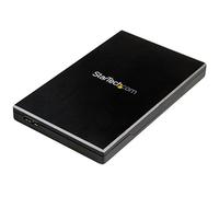 StarTech.com Boîtier USB 3.1 (10 Gb/s) pour disque dur SATA III de 2,5" - Boîtier HDD / SSD externe portable - Aluminium - boitier externe - SATA 6Gb/s - USB 3.1 (Gen 2)