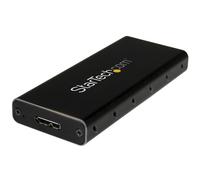 StarTech.com Boîtier USB 3.1 (10 Gb/s) pour disque mSATA - Stockage de données portable pour mSATA et mSATA Mini - Aluminium - Boitier externe - mSATA, mSATA mini - SATA 6Gb/s / mSATA - USB 3.1...