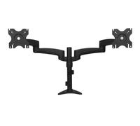StarTech.com Bras articulé pour 2 moniteurs avec gestion de câbles et hauteur ajustable - Support de bureau double écran, Pince, 13,6 kg, 30,5 cm (12'