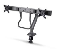 StarTech.com Bras pour Double Moniteur avec Barre Transversale, Écrans Jusqu'à 27", VESA 75x75/100x100, Max 15kg, Pince en C, Entièrement Articulé, Ressort Mécanique, TAA