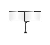 StarTech.com Support Double Écran PC - Bras Double Moniteur VESA - 32" 8kg - Empilables Verticalement - Porte 2 Écrans Hauteur Réglable/Articulé - Fixation Pince/illet (ARMDUALPIVOT) kit de montage - bras double à mouvement complet - pour 2 moniteurs - n