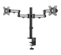 StarTech.com Bras pour écran PC à double affichage en aluminium - Double articulage - Pour moniteurs à montage VESA jusqu'à 30" (ARMDUAL3) - Kit de montage - bras réglable - pour 2 moniteurs - alumini