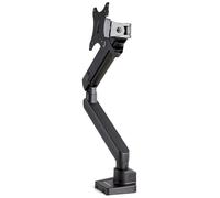 StarTech.com Bras pour Moniteur de Bureau avec 2 Ports USB 3.0, Support Mince pour Moniteur Unique à Mouvement Complet, Écran VESA Jusqu'à 34" (8kg), Fixation par Pince/Armillon, Ressort Mécanique