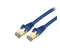 StarTech.com C6ASPAT20BL câble de réseau 6,1 m Cat6a Bleu - Câbles de réseau (6,1 m, Cat6a, RJ-45, RJ-45, Bleu)