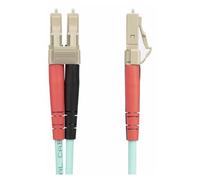 StarTech.com 25m (82ft) LC/UPC to LC/UPC OM4 Multimode Fiber Optic Cable, 50/125µm LOMMF/VCSEL Zipcord Fiber, 100G Networks, Low Insertion Loss, LSZH Fiber Patch Cord - Cordon de raccordement -...