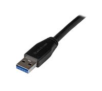 StarTech.com Câble Actif USB 3.2 Gen 1 (USB 3.0) 10m USB-A vers USB-B M/M, 5Gbps, AWG 28/24, Blindage Mylar, PVC Noir, RoHS