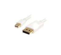 StarTech.com Câble adaptateur 1m Mini DisplayPort vers DisplayPort 1.2 M/M, UHD 4K 60Hz, HBR2, contacts plaqués or, Noir, DPCP, HDCP, MST