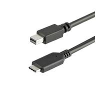 StarTech.com Câble adaptateur USB-C vers Mini DisplayPort 4K 60 Hz de 1 m en noir