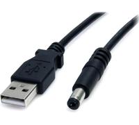 Startech.com Câble adaptateur 2m usb vers connecteur coaxial Tonneau Alimentation 5,5mm 5v dc - 1x usb vers connecteur - 1x type m connecteur ,garantie à vie