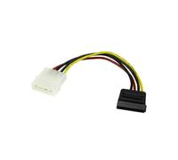 StarTech.com Câble Adaptateur d'Alimentation Molex vers SATA - LP4 Mâle vers SATA Power Femelle - 15 cm