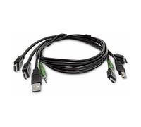 StarTech.com - Câble adaptateur - Conformité TAA - HDMI, USB type A, prise audio de 3,5 mm mâle pour HDMI, USB Type B, prise audio de 3,5 mm mâle - 1.8 m