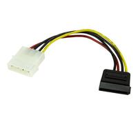 StarTech.com Câble Adaptateur d'Alimentation Molex vers SATA - LP4 Mâle vers SATA Power Femelle - 15 cm