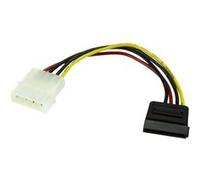 StarTech.com Câble adaptateur d'alimentation LP4 vers SATA de 15 cm - Convertisseur Molex mâle vers SATA Power femelle - Câble d'alimentation - alimentation SATA (M) pour alimentation interne 4 plots 