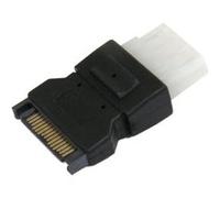 StarTech.com Câble adaptateur d'alimentation SATA vers LP4 - Adaptateur secteur - alimentation SATA (M) pour alimentation interne 4 plots (F) - noir - pour P/N: 25SAT35HDD, BRACKET25SAT, DRW110SATBK,